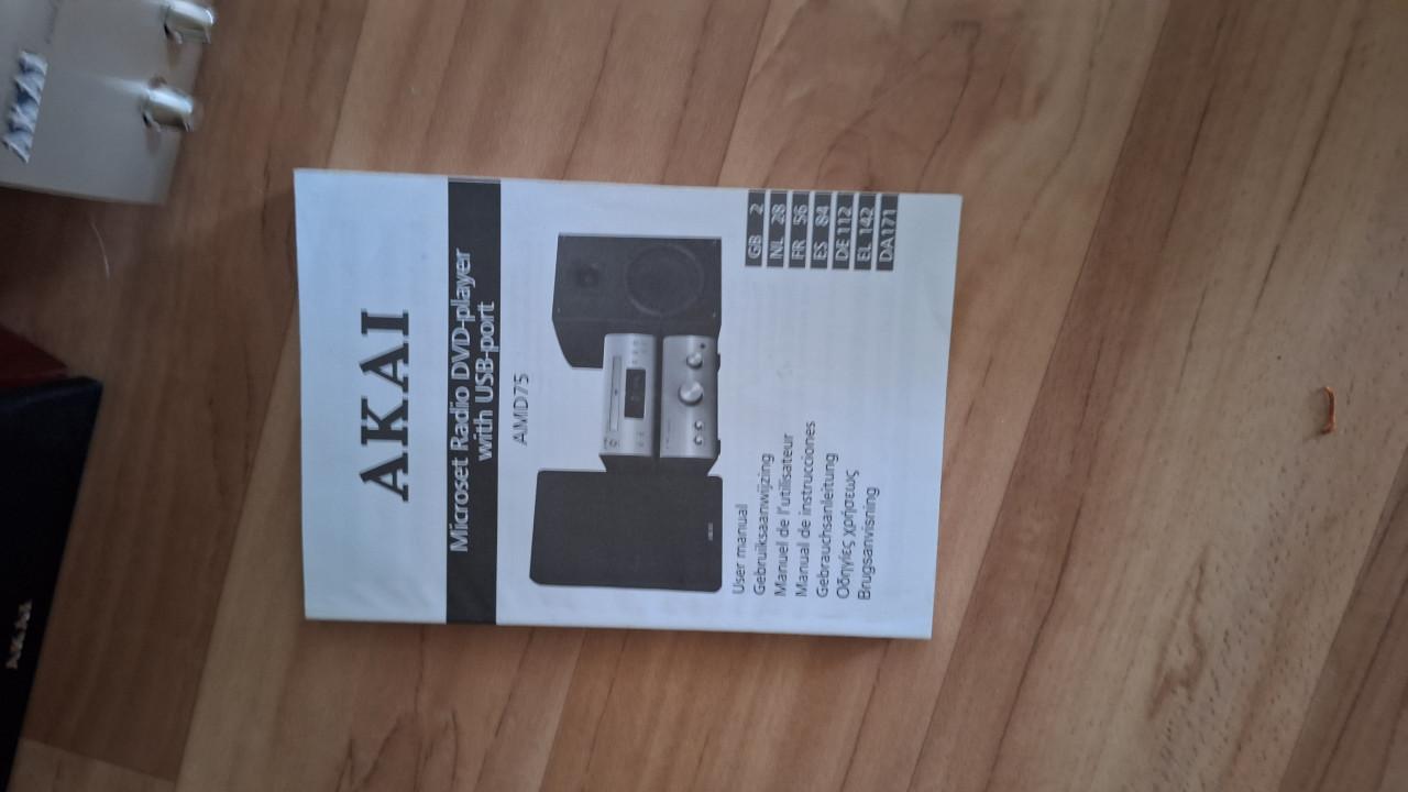 Akai Mini stereo set