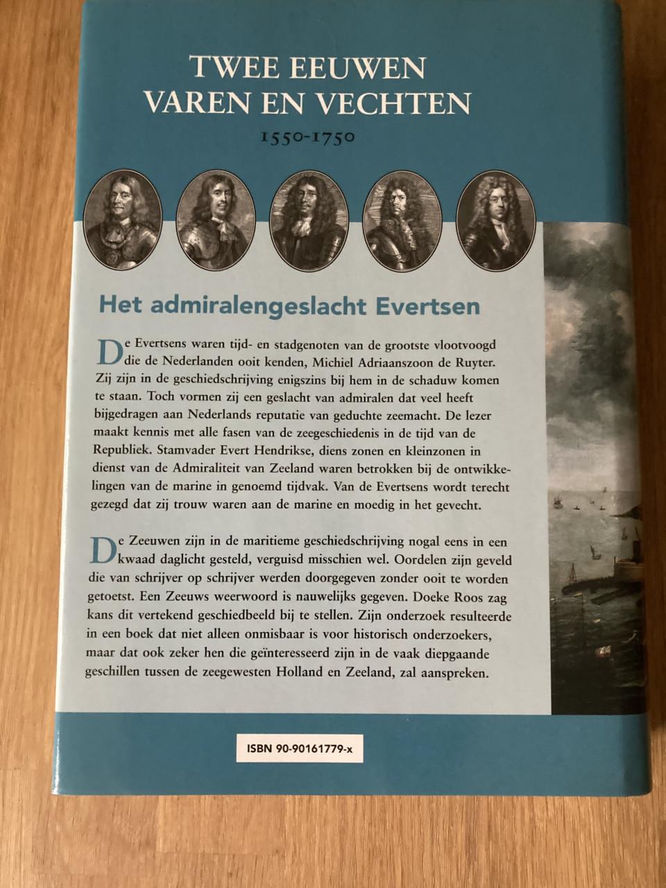 Boek ‘Twee eeuwen varen en vechten’ van Doeke Roos, Gesigneerd!