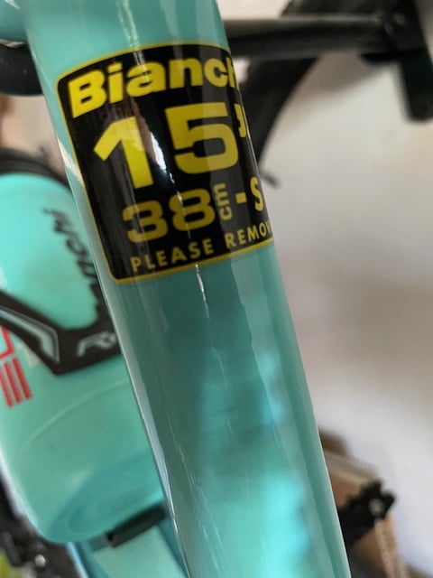 Bianchi DUEL 29.S CELESTE 2022  38cm  **als nieuw**