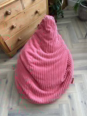 Roze loungepug zitzak