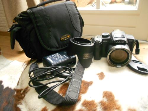 Panasonic lumix fz38 foto camera toestel met opbegstas.