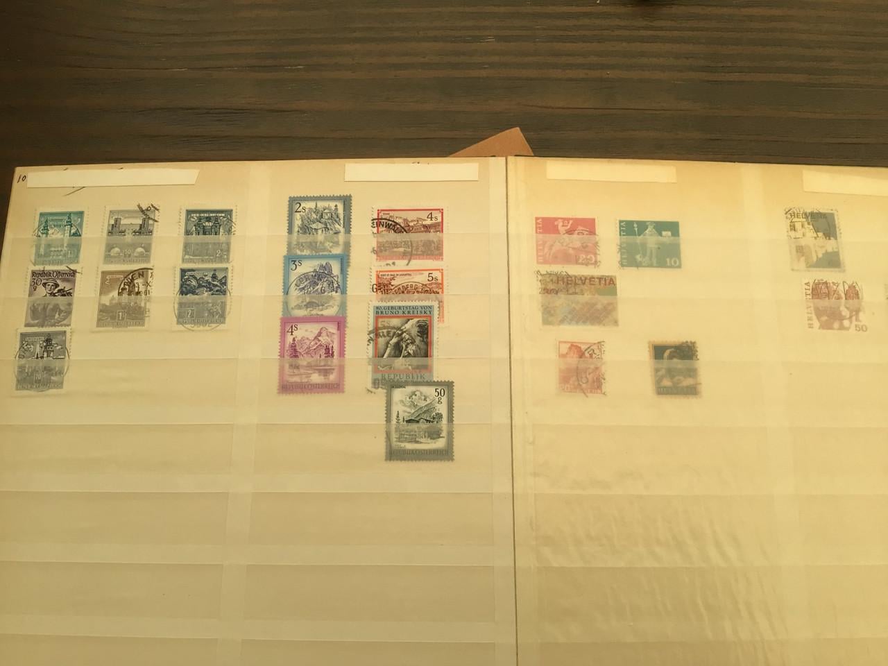 Postzegels uit diverse landen