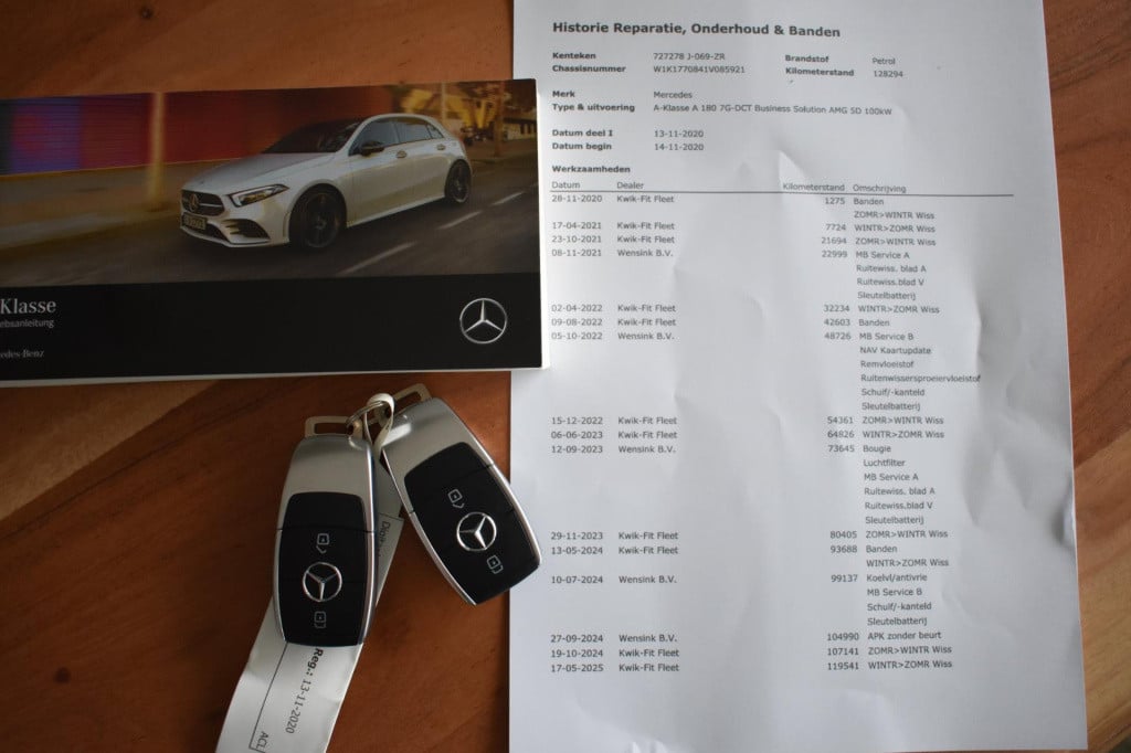 Mercedes-Benz A-Klasse 180 amg night | sfeerverlichting | panoramadak | app