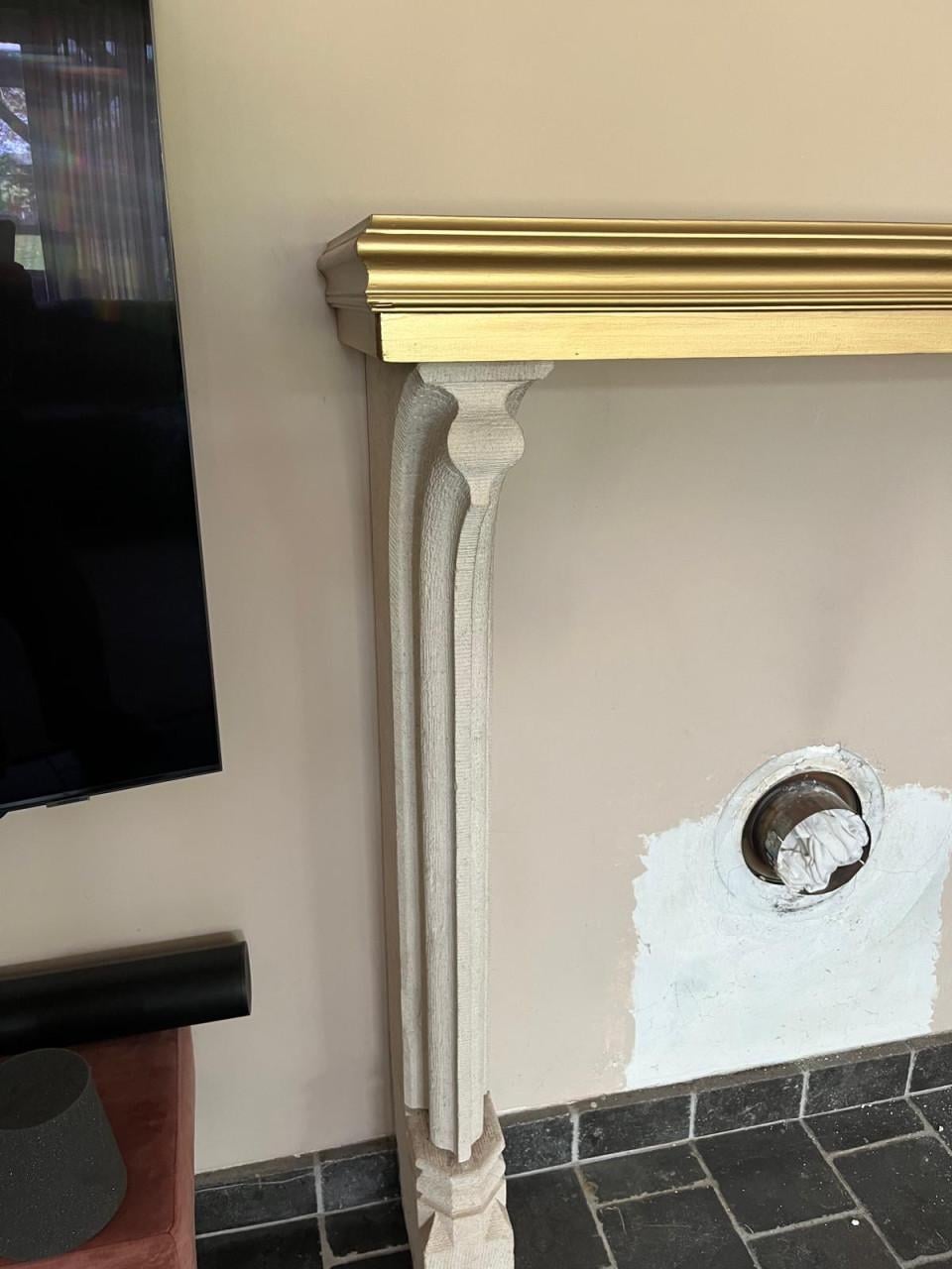 Sierschouw van natuursteen zandsteen