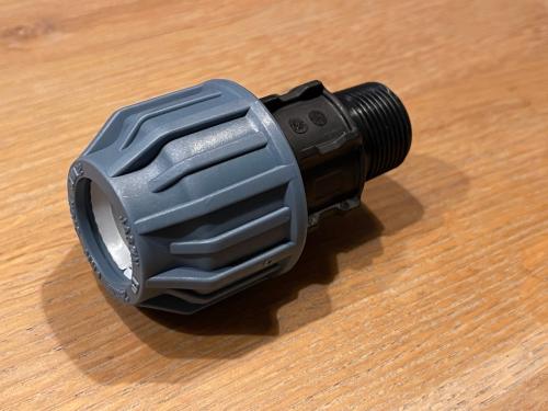 10x Tyleen Koppeling 25mm x 3/4" Knelkoppeling 16bar Kiwa