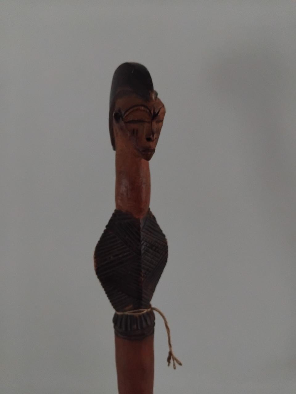 Antiek Uniek Ceremoniële Statusstok Ethiopië