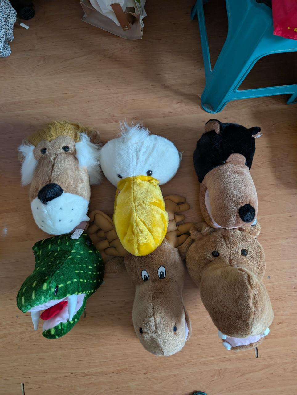 Dierenkoppen Handpoppen