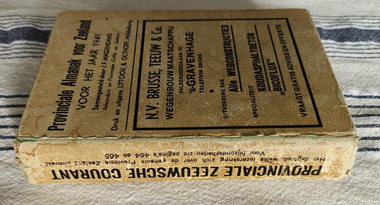 Provinciale Almanak voor Zeeland voor het jaar 1941