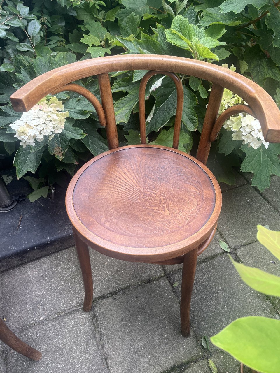 Vintage Thonet bistro stoelen 2