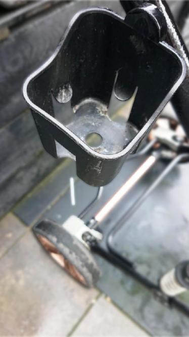 Kinderwagen 3-in-1 zwart/ goudbruin