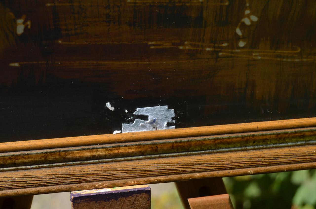 Grote Indonesische batik 'Indonesisch dorp met draagster'.