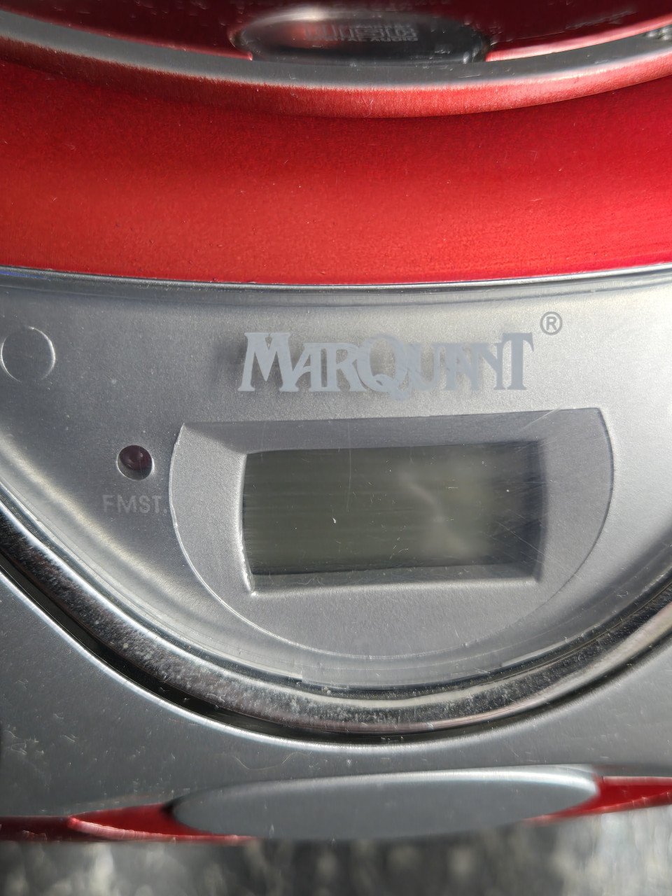 Marquant MPR-83 Draagbare cd-speler Rood, Zilver