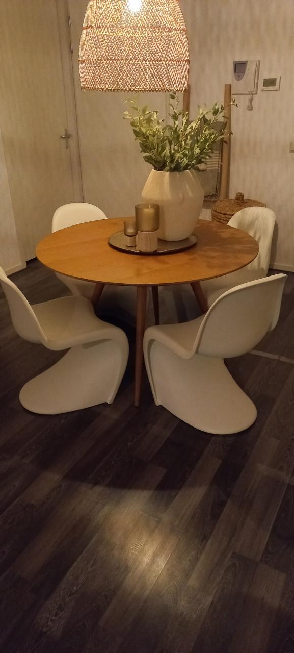 Ronde tafel eikenhout