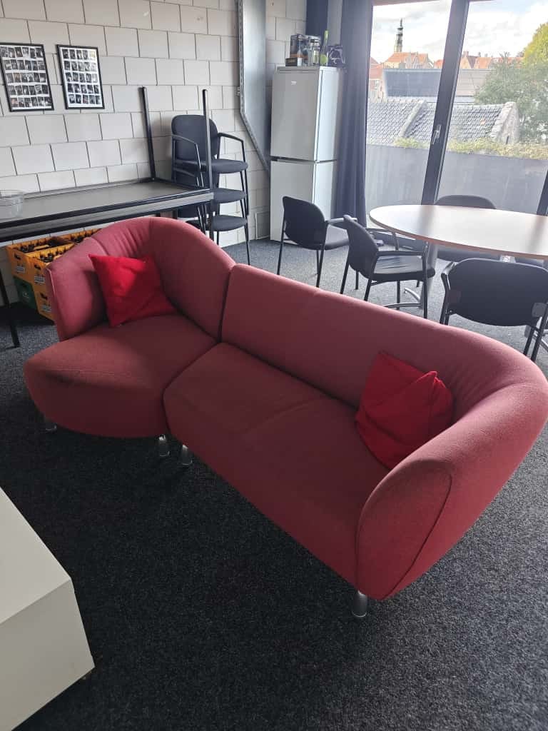 Leolux Pupilla hoekbank met chaise longue - Stoffen hoekbank