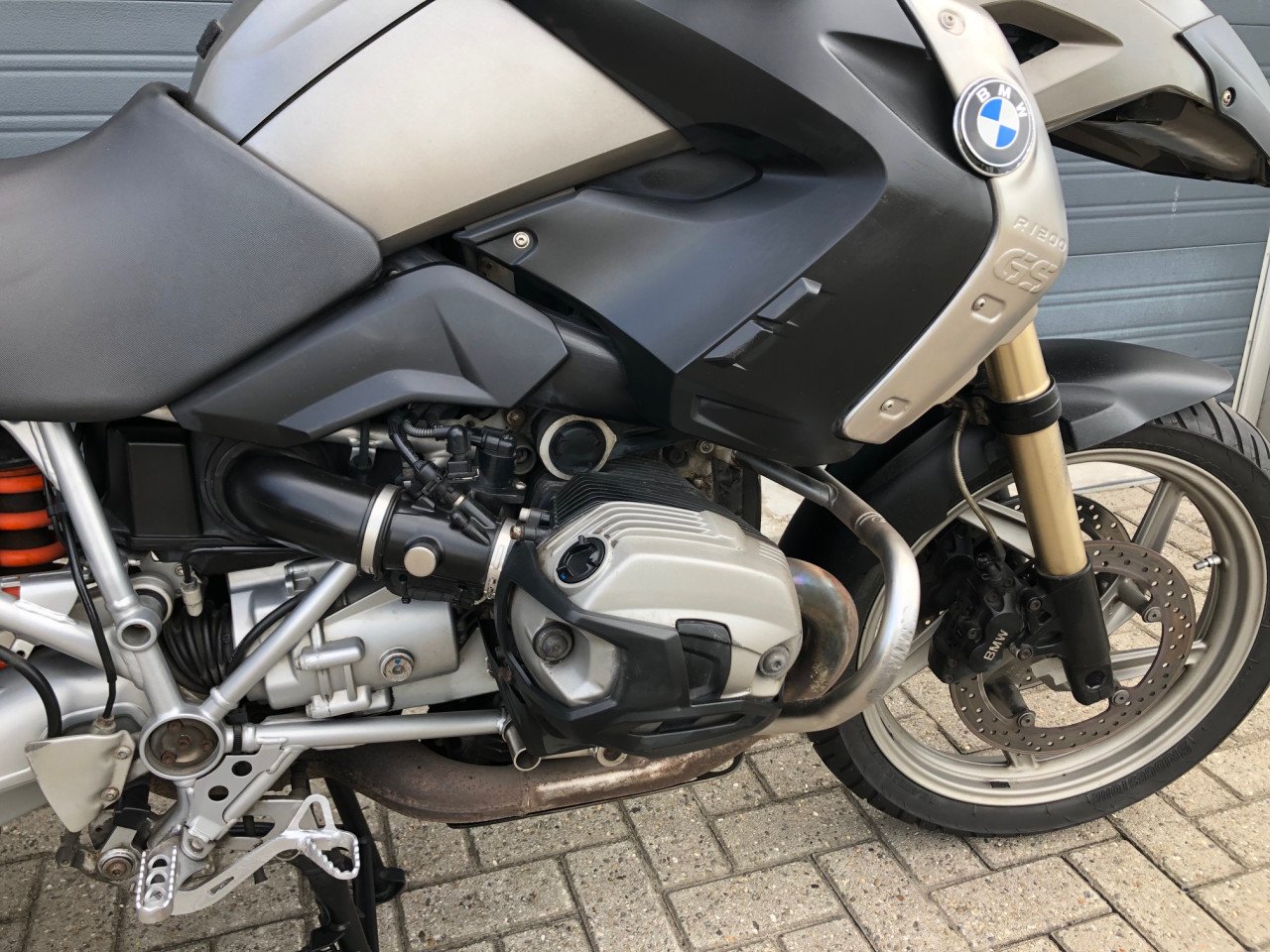 BMW R1200GS. 2010 met 142 dkm, ABS, valbeugel, zijkoffers rijklaar €5250,-