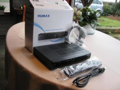 Nagenoeg nieuwe Humax Full HD digitale TV ontvanger,type IRHD 5300C in doos