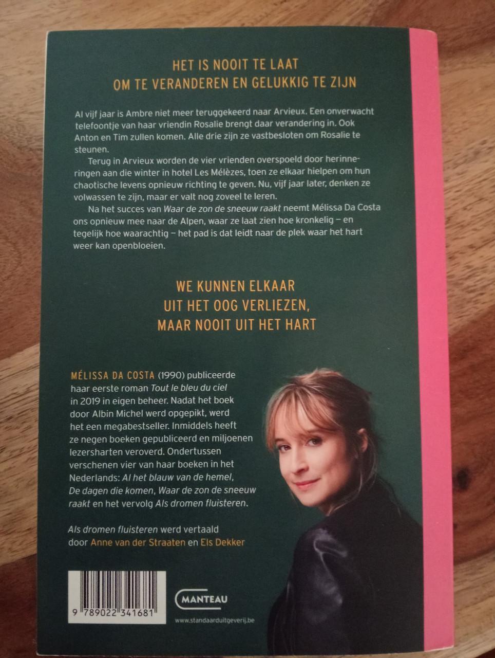 Boek 'Als dromen fluisteren ' van Melissa Da Costa