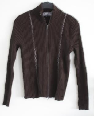 Bruine vest maat 42