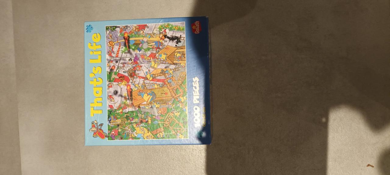 That's life puzzel 68x48 cm belegering kasteel