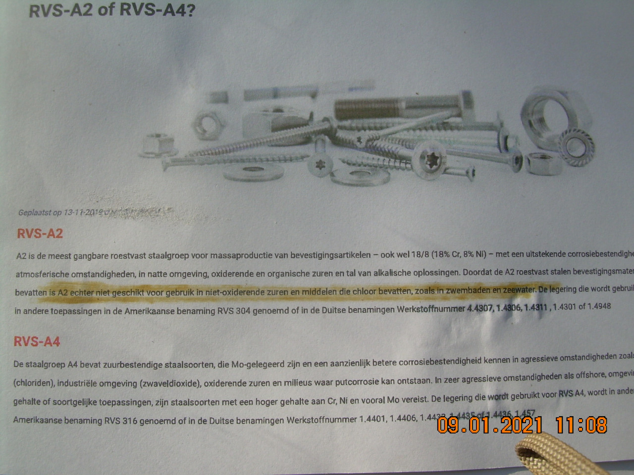 Borgmoeren M6 RVS A4