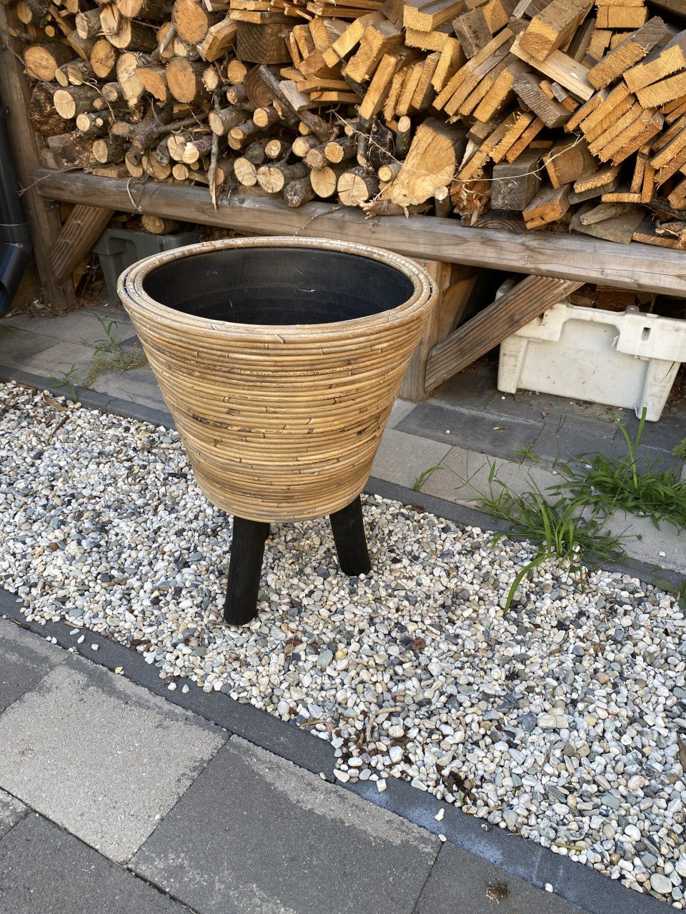 Pot - Rieten look