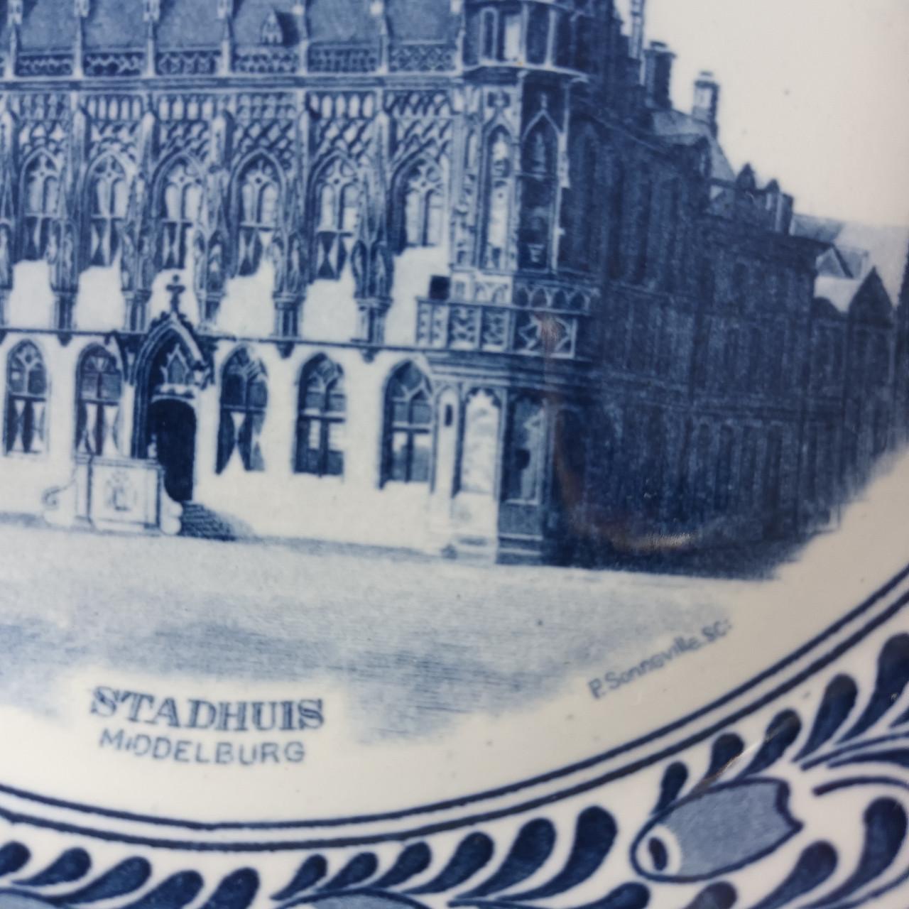 Bord Middelburg Stadhuis, puntgaaf !