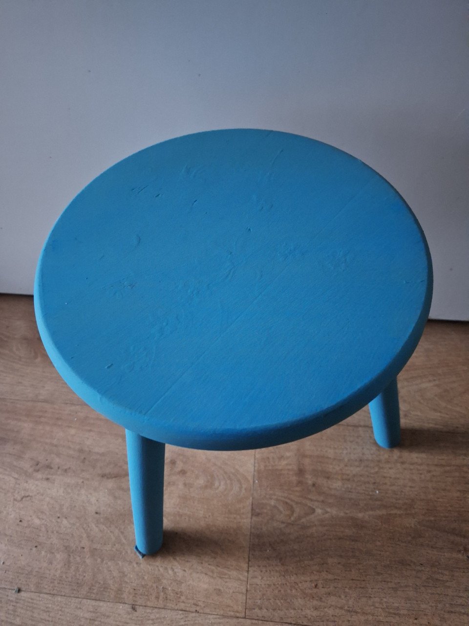 Blauw krukje
