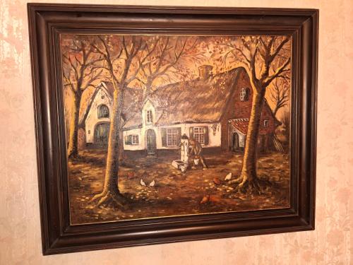 Schilderij Boerderij met pomp van Willy Broeckaert