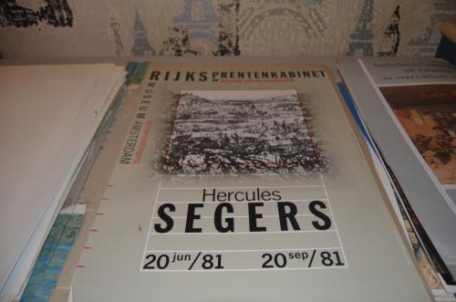Posters tentoonstellingen Ned. kunstenaars ong. 40 jaar oud!