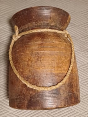 Nepalese houten vaas
