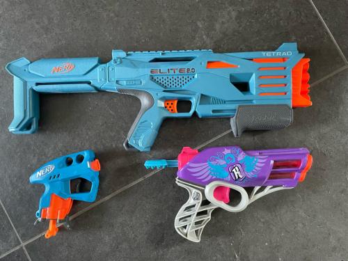 Nerf Tadrad en 2 kleine Nerf