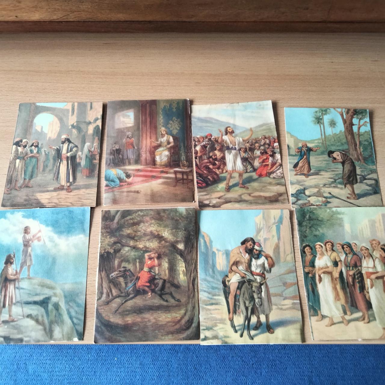 Diverse Bijbelse plaatjes en boekjes