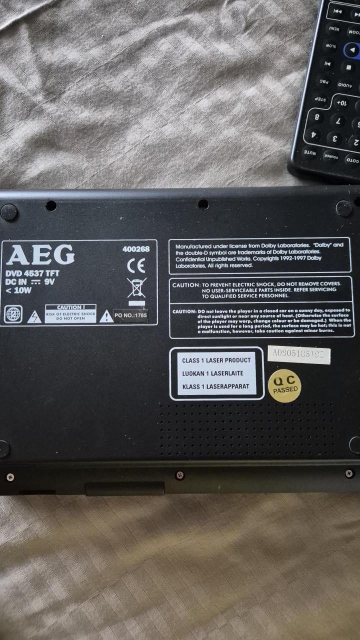 Draagbare dvd speler