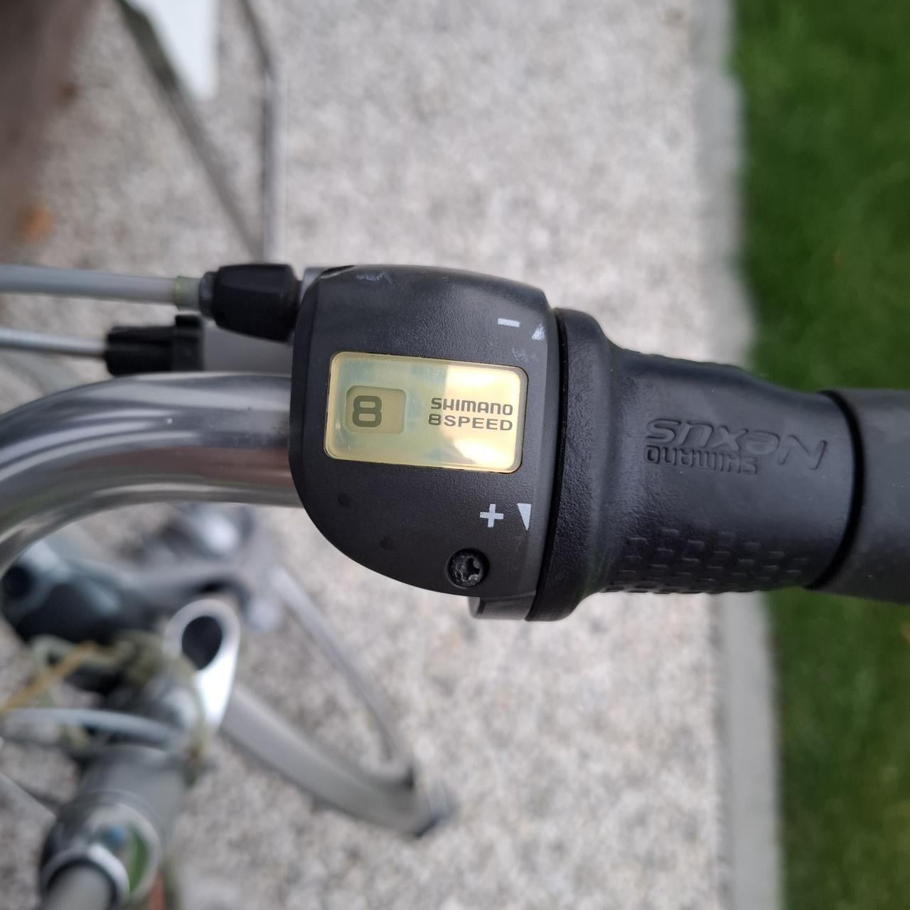 Gazelle orange elektrische dames fiets (met grap)