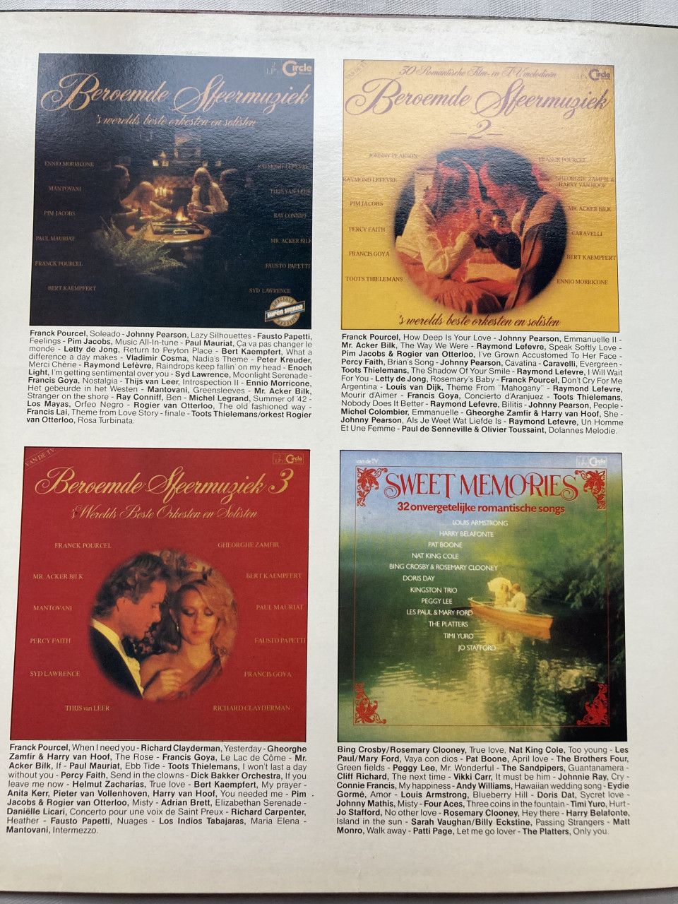 Div. orkesten Beroemde Sfeermuziek 4 2LP 313-04600 Circle