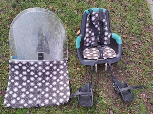 Bobike fietsstoeltje met windscherm