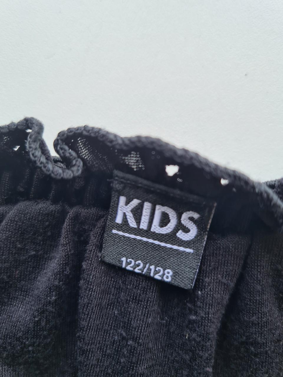 Zwart broderie rokje van Kids  Maat 122-128