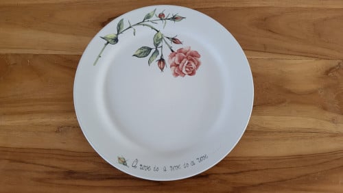 Jet servies A Rose is a Rose bordje 19,5 cm