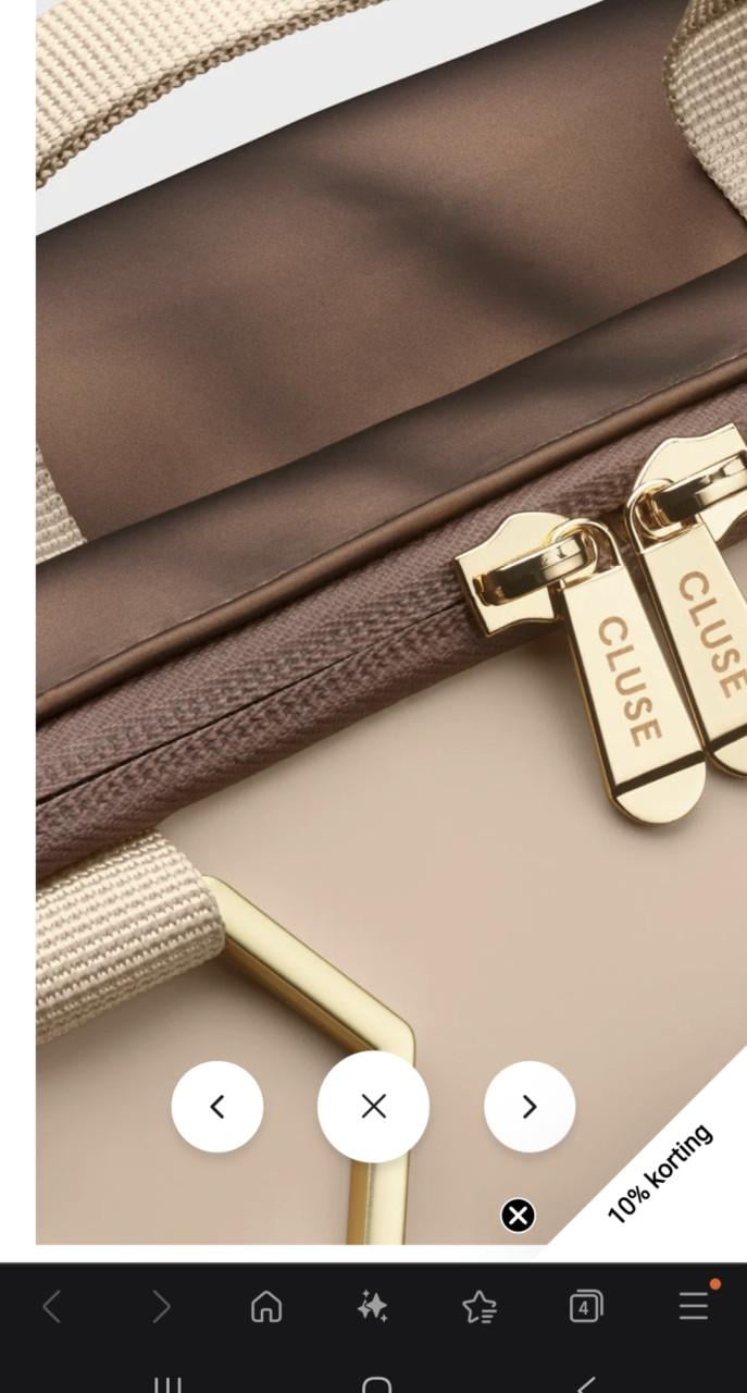 Cluse omkeerbare rugzak