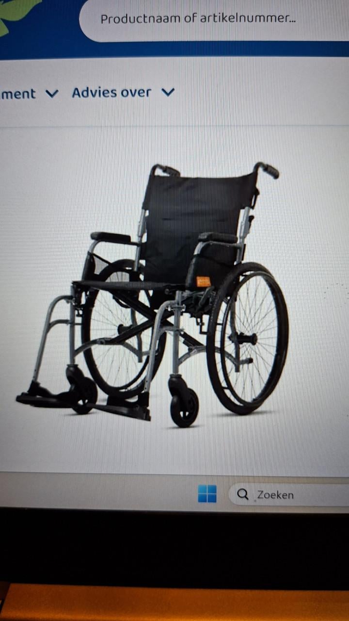 Rolstoel Excel Curve 24 " Nieuw !