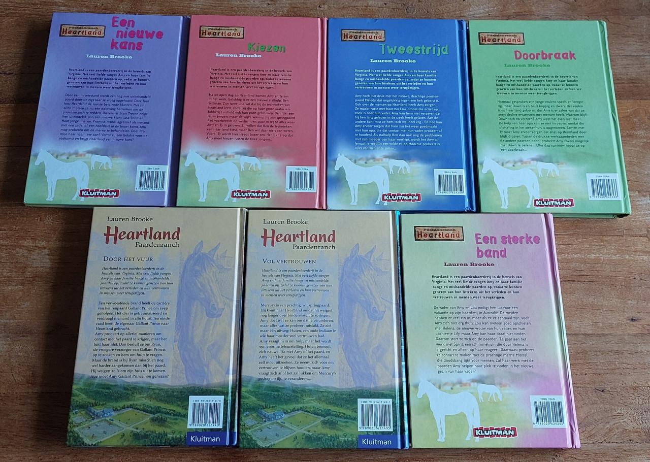 7 boeken uit de Heartland serie