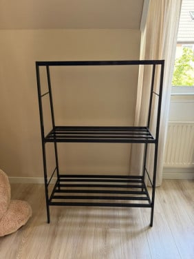 Rek metaal zwart