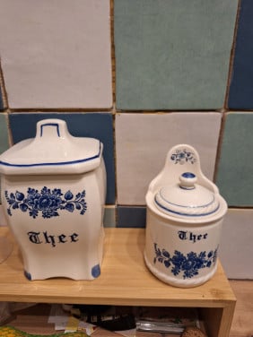 2 brocante theepotten