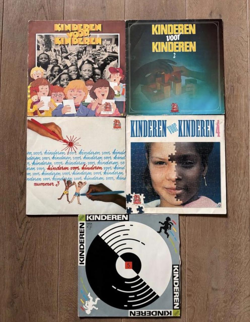 Kinderen voor Kinderen Vinyl Collectie 1 t/m 5