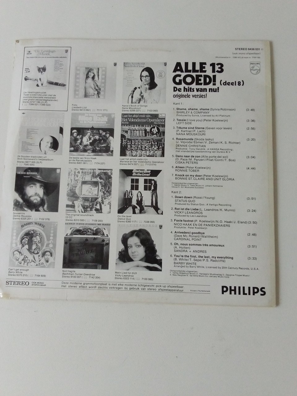 Set 4 LP's waaronder ABBA Greatest Hits