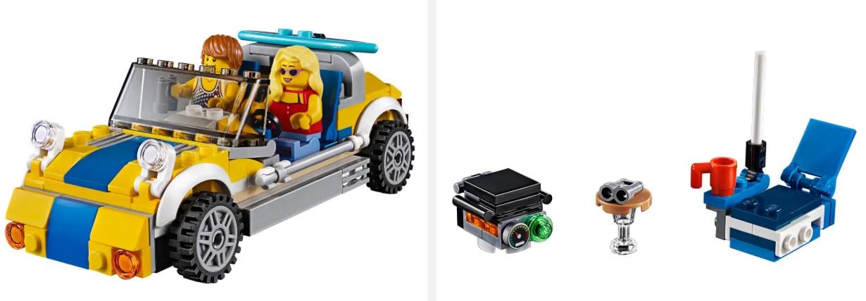 LEGO Creator 31079: Zonnig Surferbusje of strandwachttoren of strandbuggy