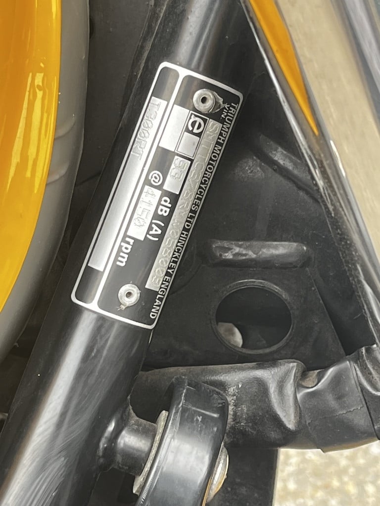Triumph Onbekend thunderbird sport 900