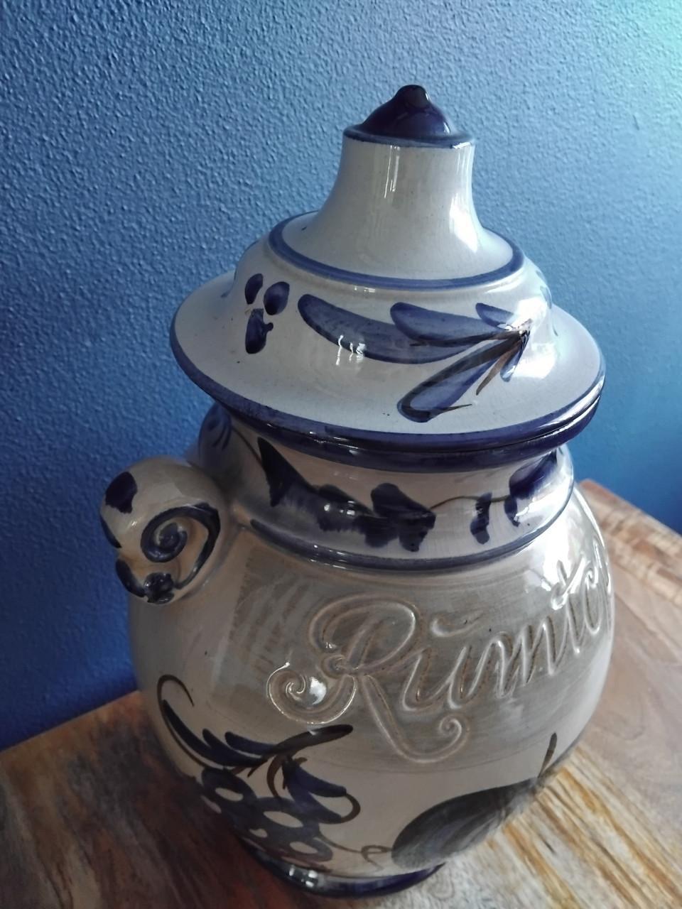 Vintage rumtopf / pot / vaas Jaren '60/'70