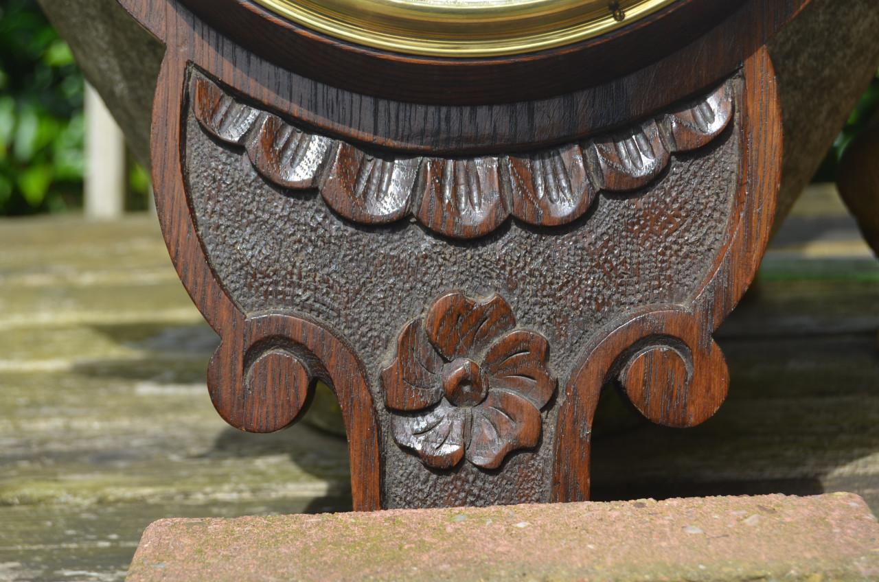 Grote Antieke Engelse Banjo Barometer