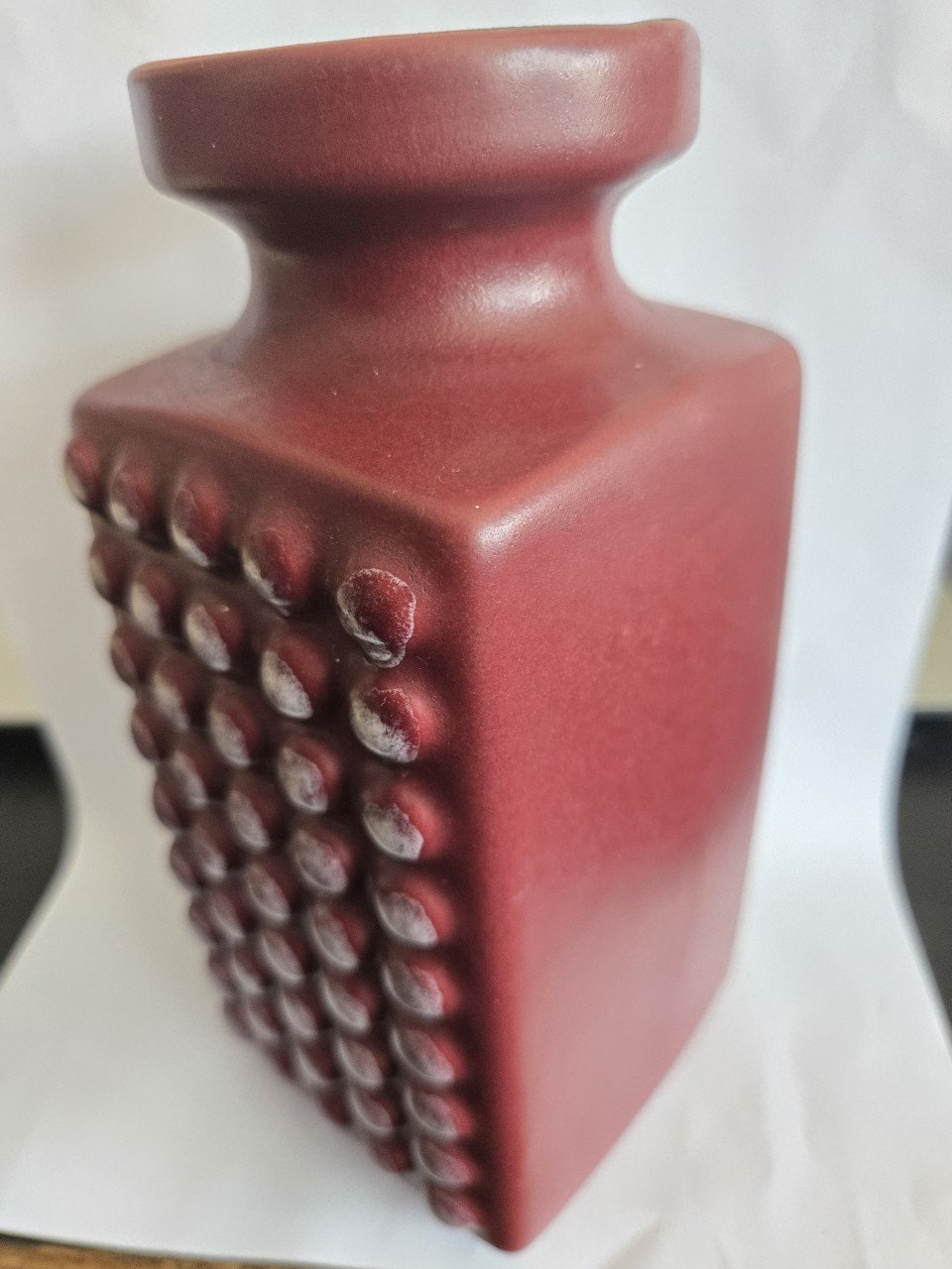 Vaas Fat Lava bordeaux 3058 Hoogte 18cm 1950-1970